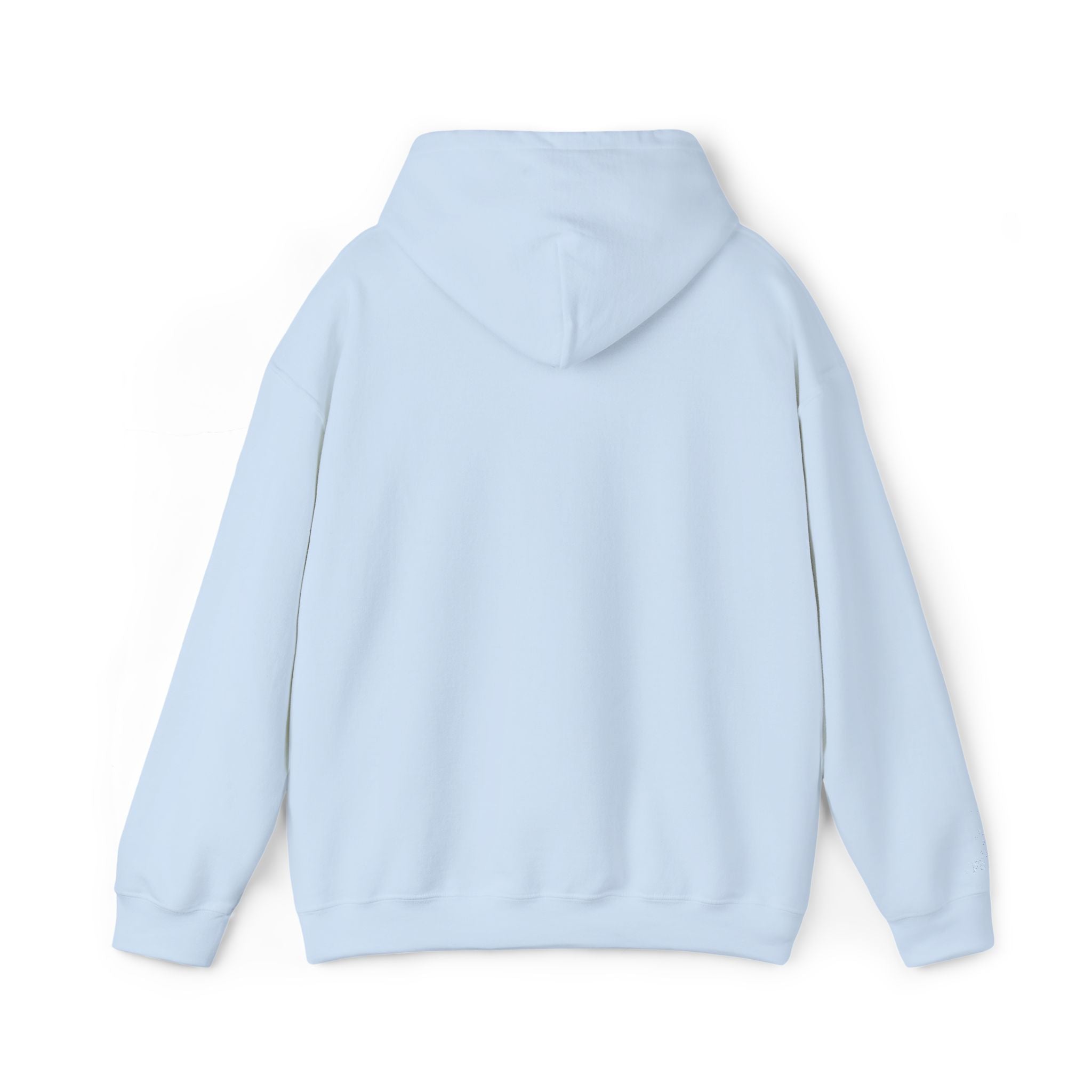 Minimalist Arch Logo Hoodie — Small Chest Graphic Casual Pullover